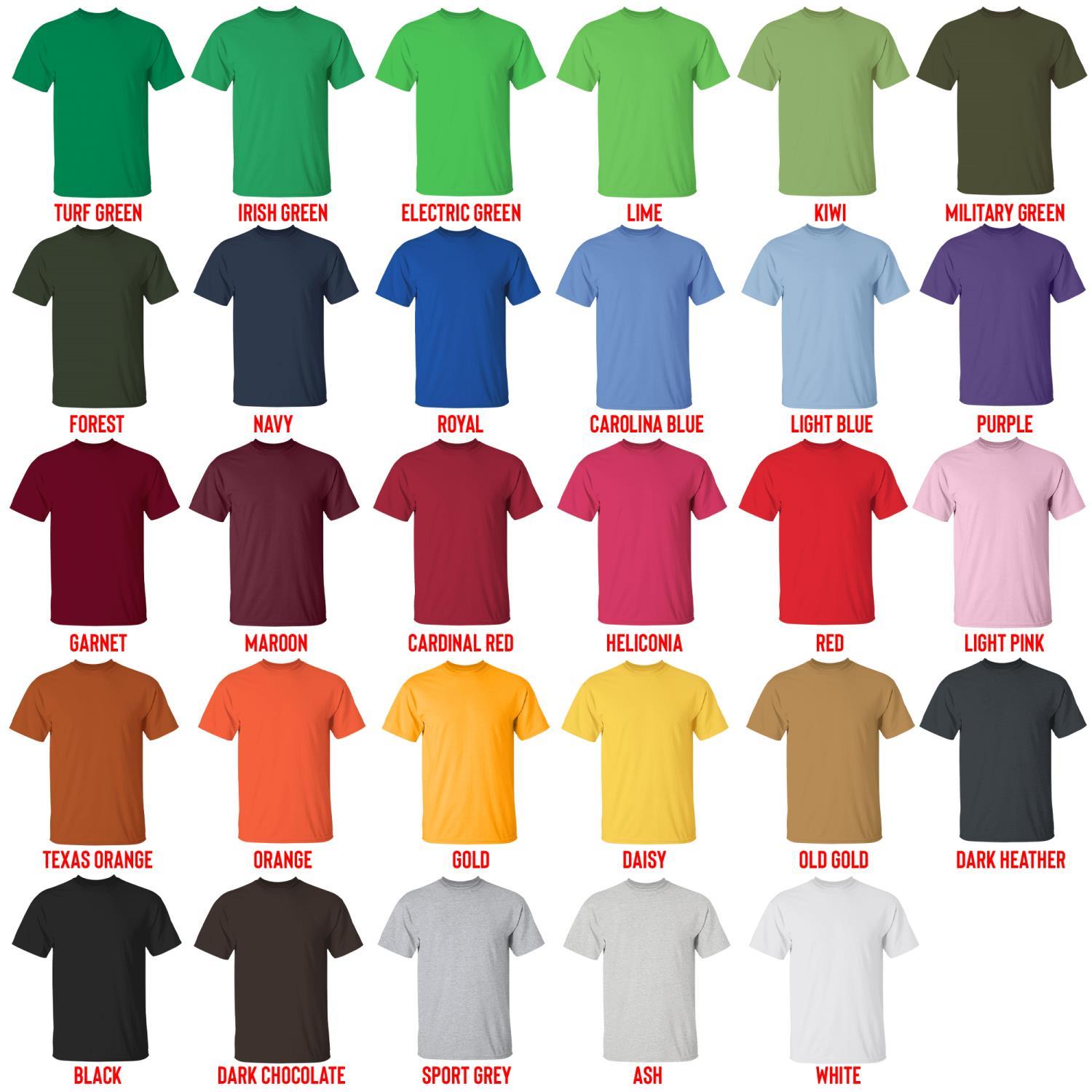 t shirt color chart - Kimi ni Todoke Store